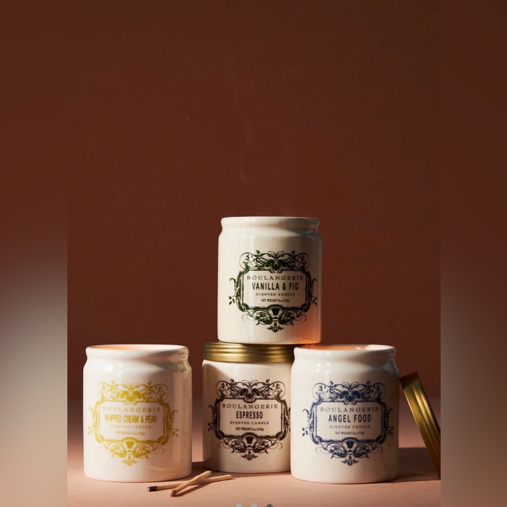 Anthropologie Boulangerie Vanilla & Fig Jar Candle, NWT - Picture 3 of 4